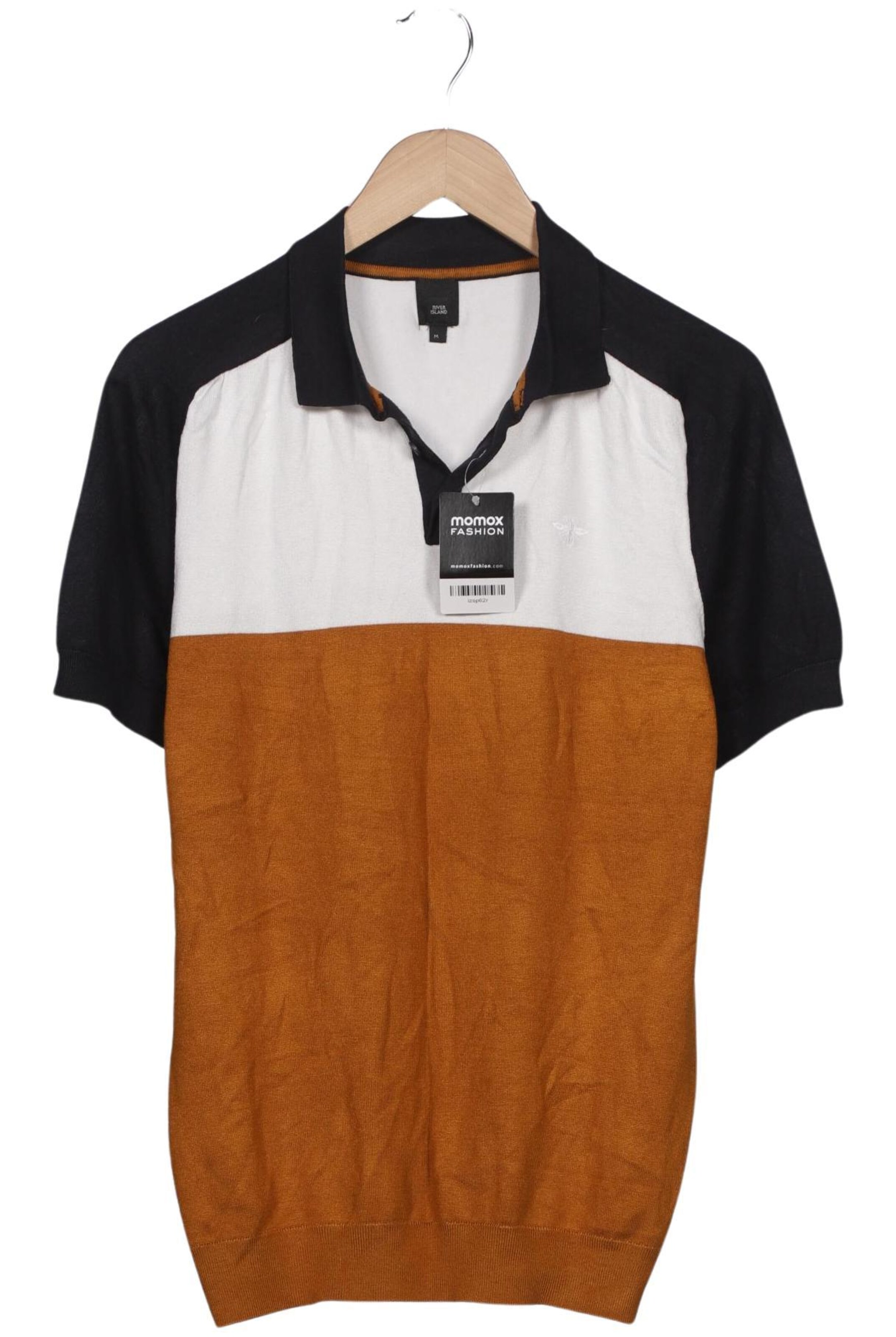 River Island Poloshirt M in Orange: Vorderseite