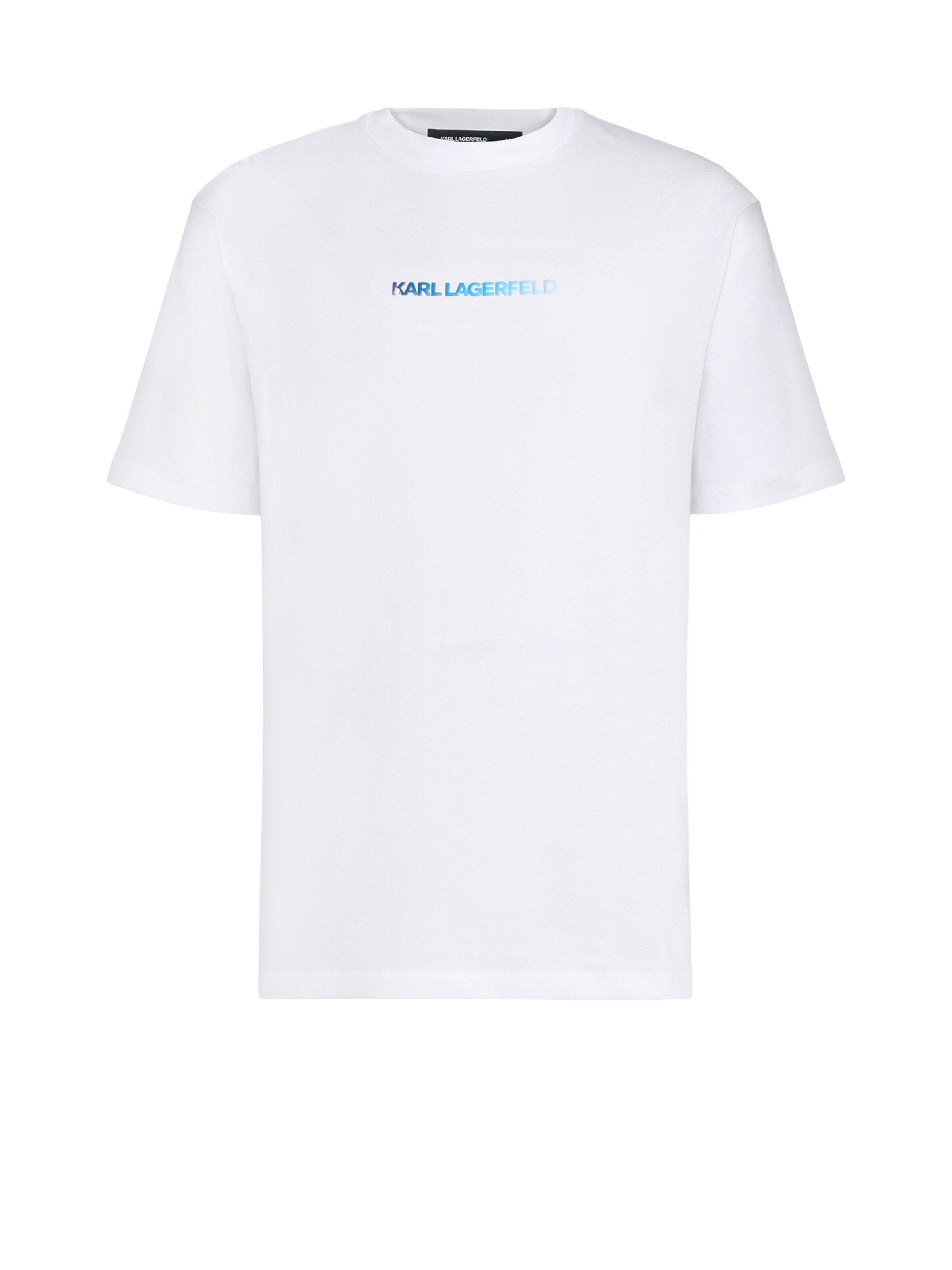 Karl Lagerfeld Μπλουζάκι σε ναυτικό μπλε / γαλάζιο / λευκό, Άποψη προϊόντος