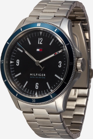 TOMMY HILFIGER Analog klocka i silver: framsida