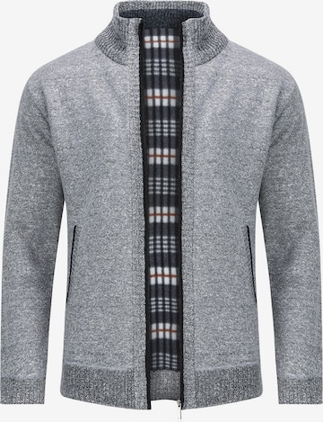 Youthup Knit Cardigan in Grey: front