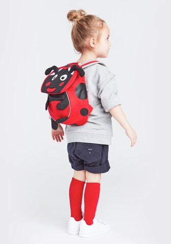 Affenzahn Backpack 'Kleiner Freund' in Red: front