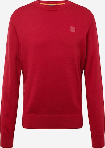 BOSS Orange - Pullover 'Kanovano' em vermelho: frente