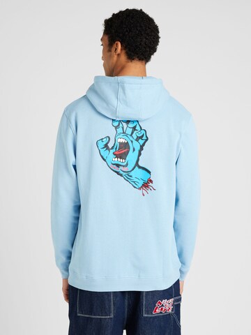 Santa Cruz - Sudadera 'Screaming Hand' en azul: frente