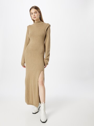 NA-KD Kleid in Beige: predná strana