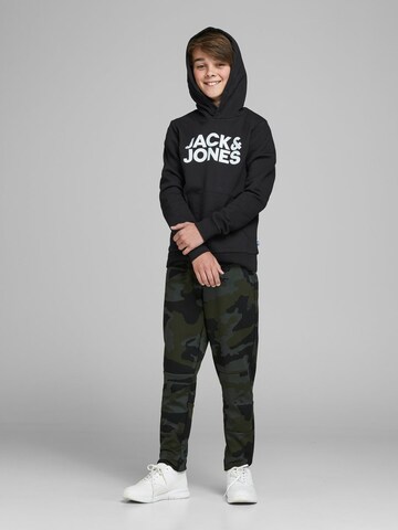 Jack & Jones Junior Regular fit Μπλούζα φούτερ σε μαύρο