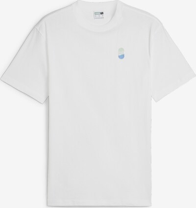 PUMA T-Shirt 'DOWNTOWN 180' en bleu / vert / blanc, Vue avec produit