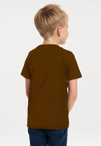 LOGOSHIRT Shirt 'Die Sendung mit der Maus - Maus' in Brown