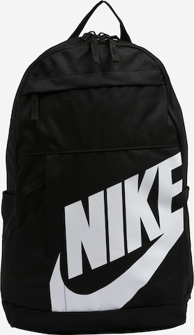 Zaino di Nike Sportswear in nero: frontale