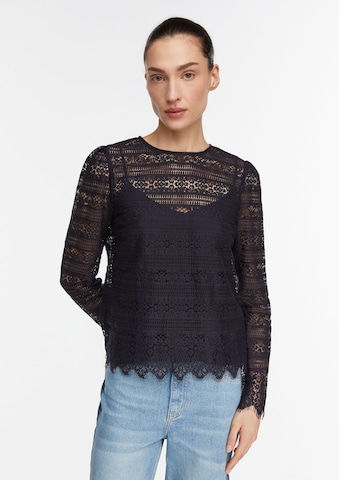 COMMA Blouse in Blue: front