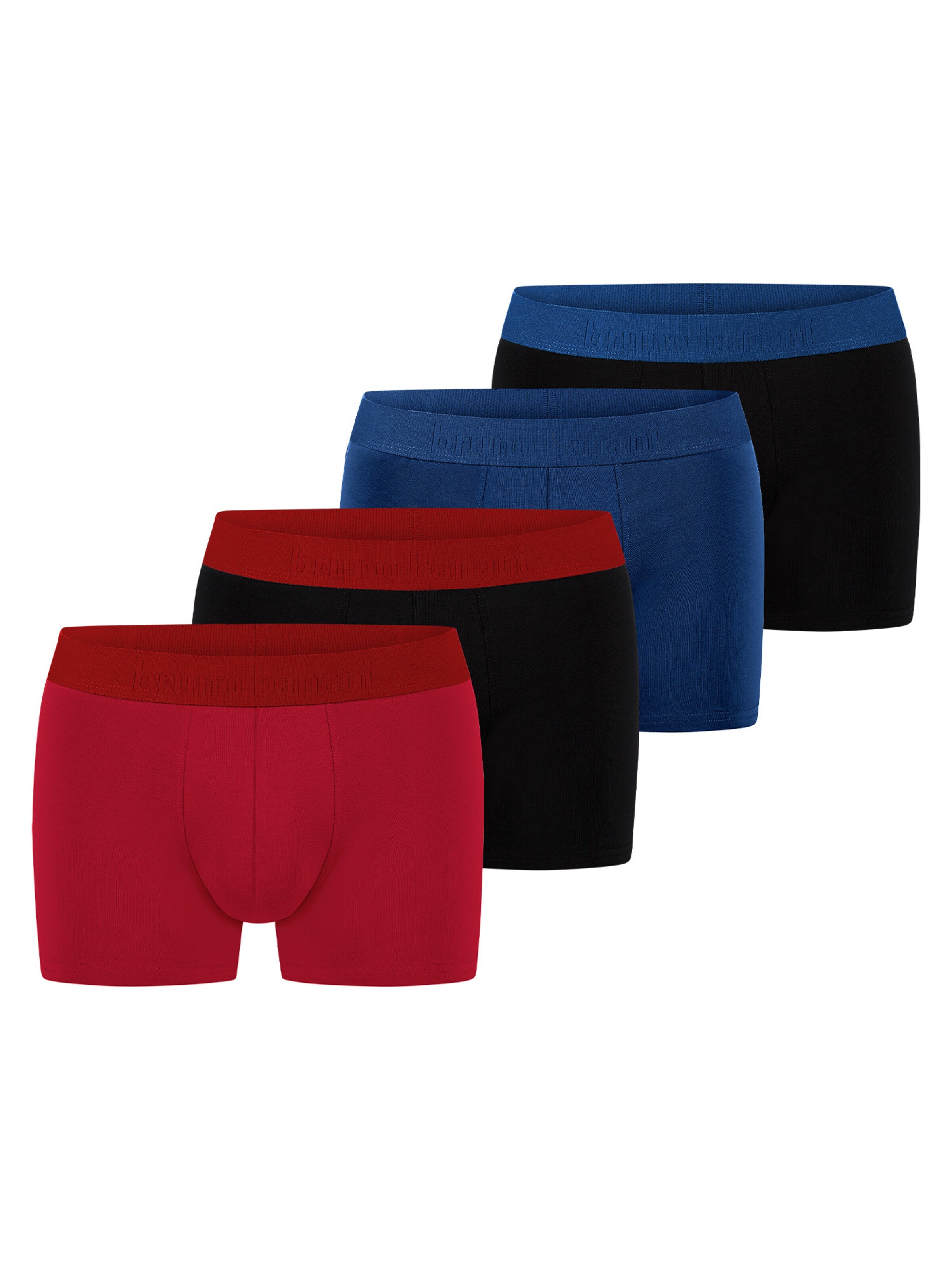 Bruno Banani Boxershorts 'Flowing'‌‌‌‌‌‌‌ in Rot: Vorderseite