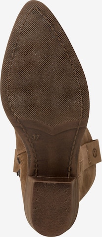 TAMARIS Cowboy Boots in Brown