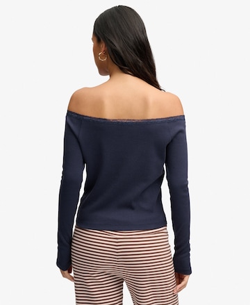 Superdry & Co Shirt 'Athletic Essentials' in Blau