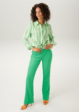 Aniston CASUAL Boot cut Pants in Green