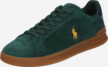 Polo Ralph Lauren Låg sneaker 'HRT CRT II' i grön: framsida