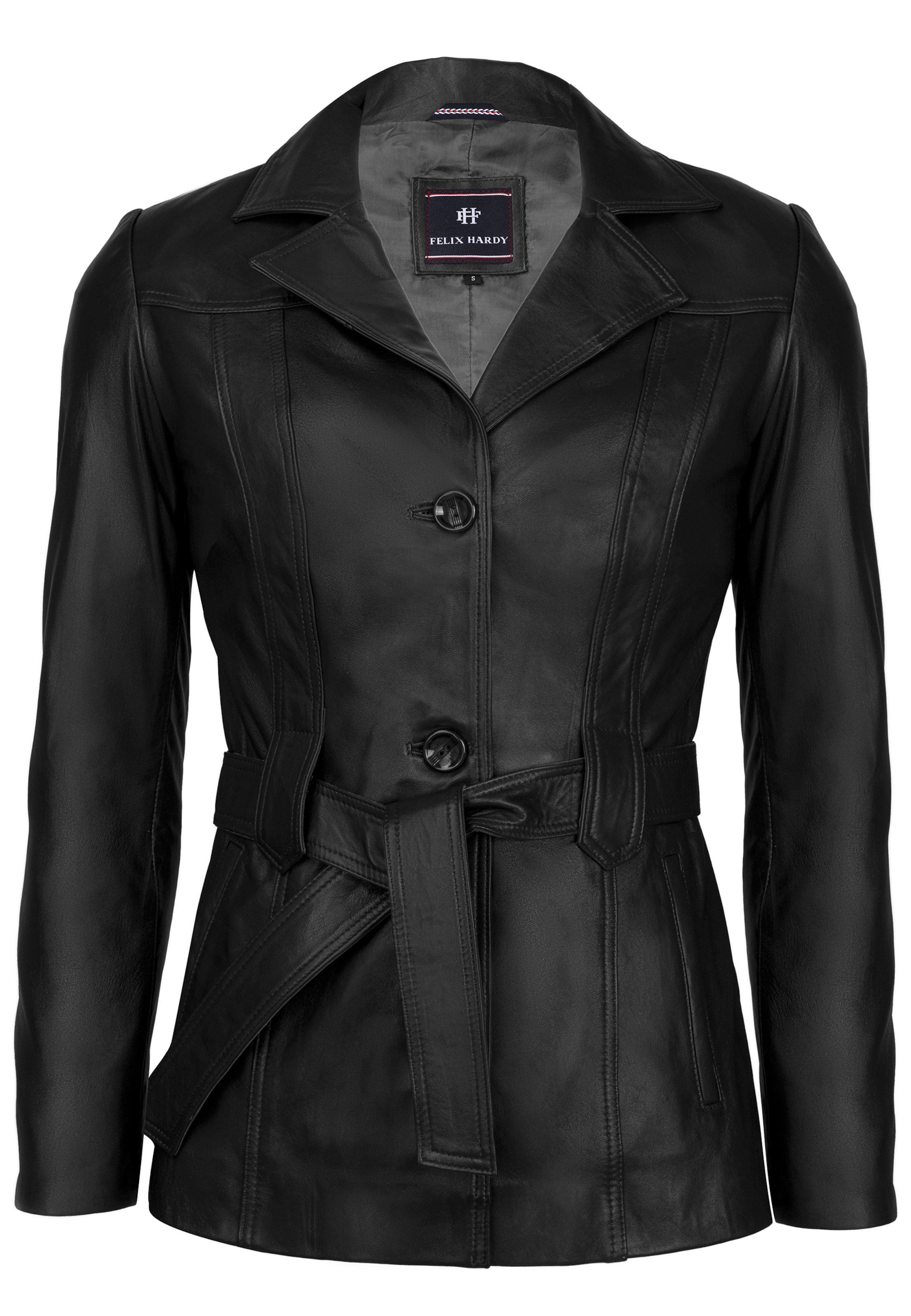 Felix Hardy Tussenjas in Zwart: voorkant