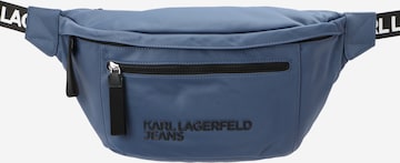 KARL LAGERFELD JEANS Vyölaukku 'ESSENTIAL' värissä sininen: etupuoli