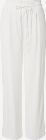 VERO MODA Pleat-Front Pants 'Jesmilo' in White: front