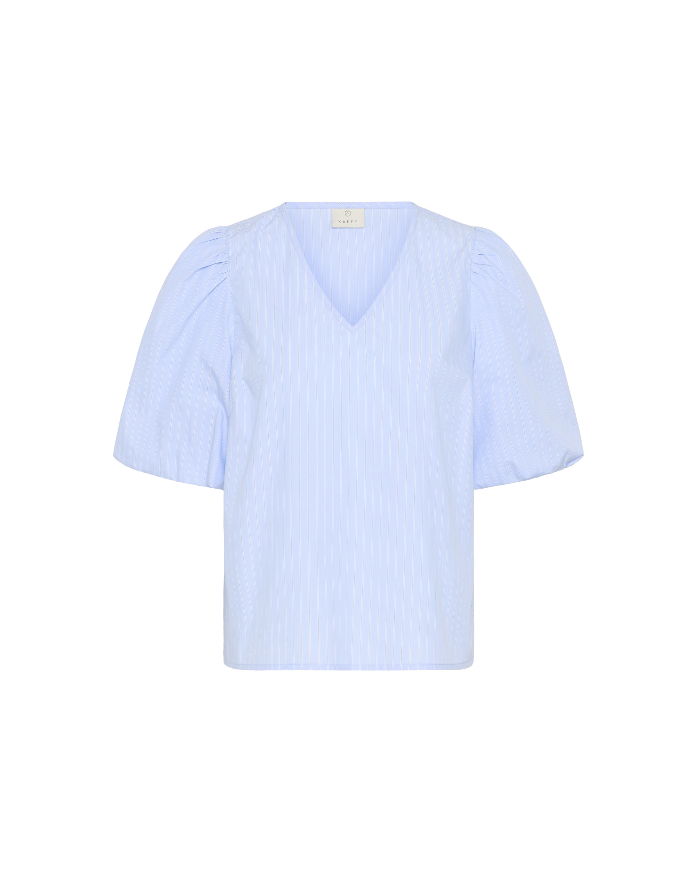 Kaffe Chemisier 'KAjosie' en bleu ciel / blanc, Vue avec produit