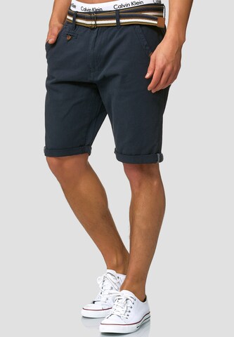 INDICODE JEANS Regular Pants 'Cuba' in Blue: front