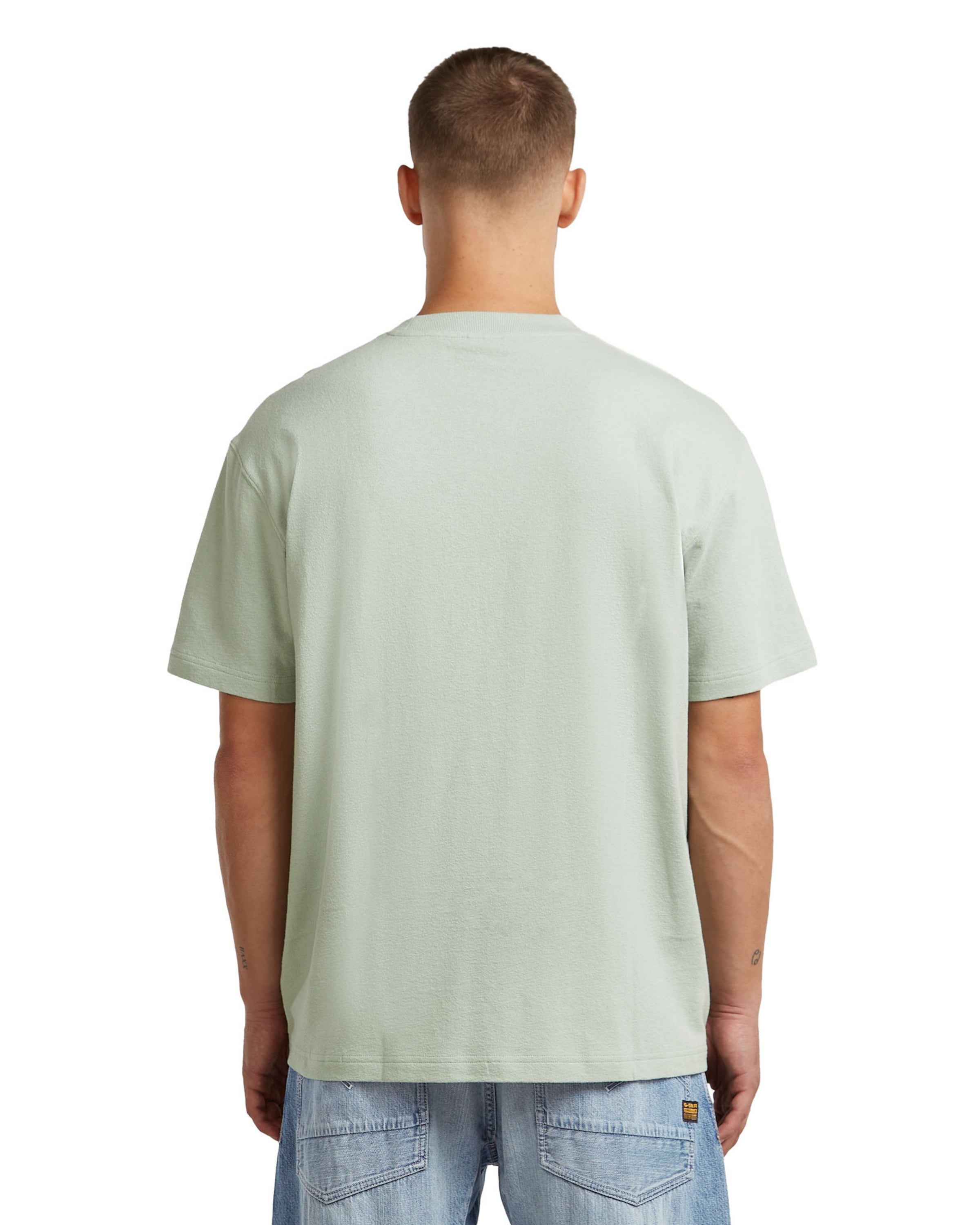 G-STAR T-Shirt - 'Globes Relaxed T-Shirt' in Grün