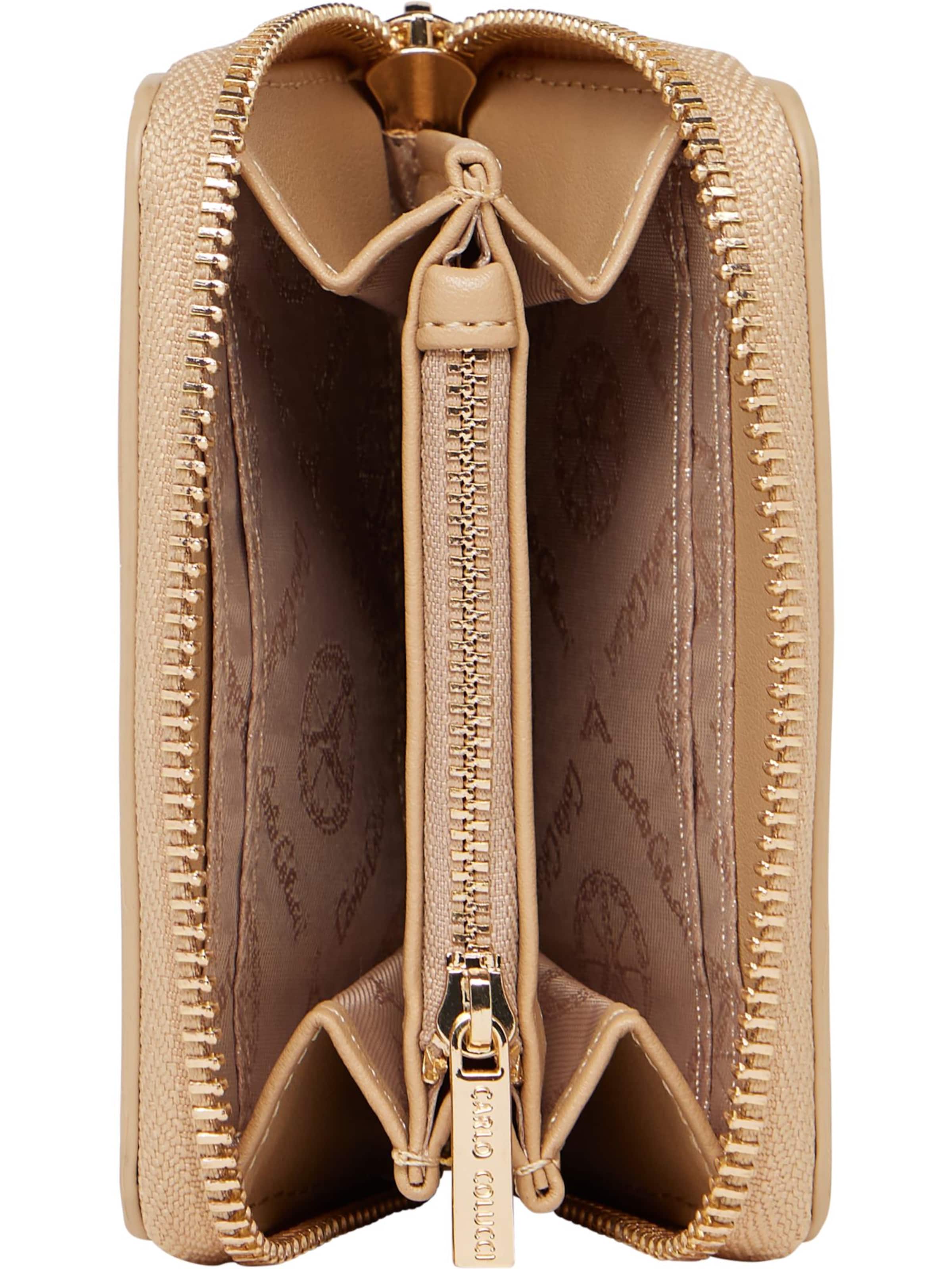 Porte-monnaies 'Dezini' Carlo Colucci en beige