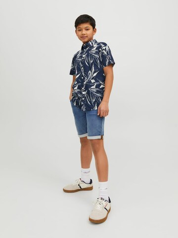 Jack & Jones Junior Baggy Broek 'rick' in Blauw: voorkant