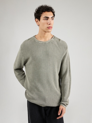 Pull-over 'Mesh' REPLAY en gris : devant