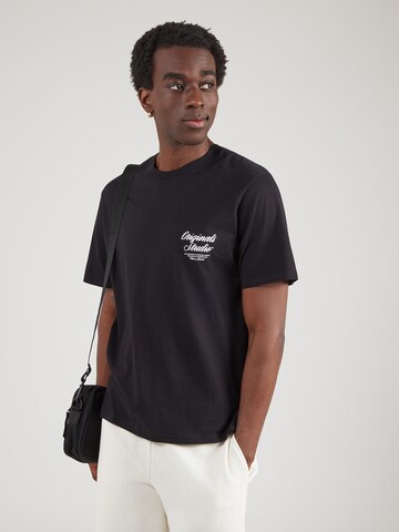 JACK & JONES Tričko 'JWHNORREBRO' – černá: přední strana