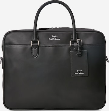 Polo Ralph Lauren Document bag in Black: front