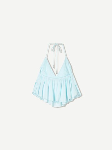 Bershka Top in Blau