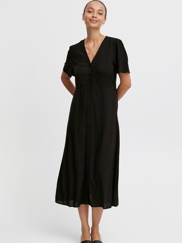 Robe-chemise 'Joella' b.young en noir : devant
