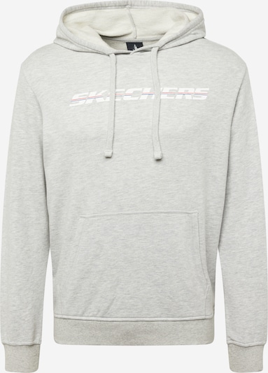 SKECHERS Sportsweatshirt in de kleur Navy / Grijs gemêleerd / Rood / Wit, Productweergave