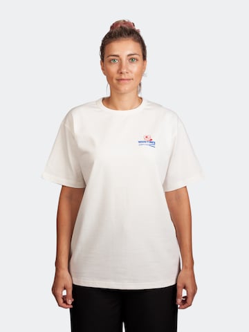 DillySocks Bluser & t-shirts 'Let The Good Times Roll' i hvid