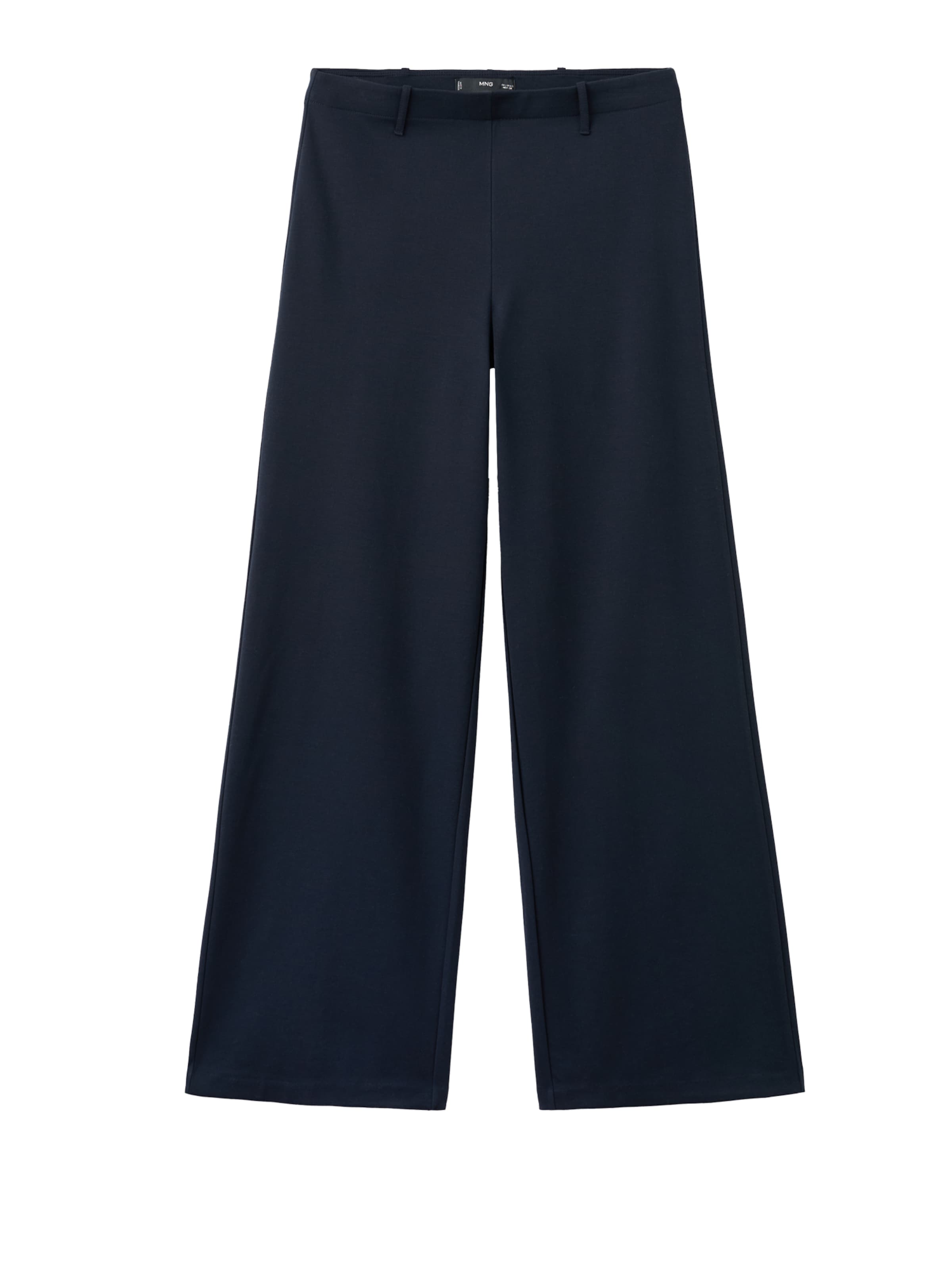 MANGO Bő szár Nadrág 'CYNTHIA' - kék: elől