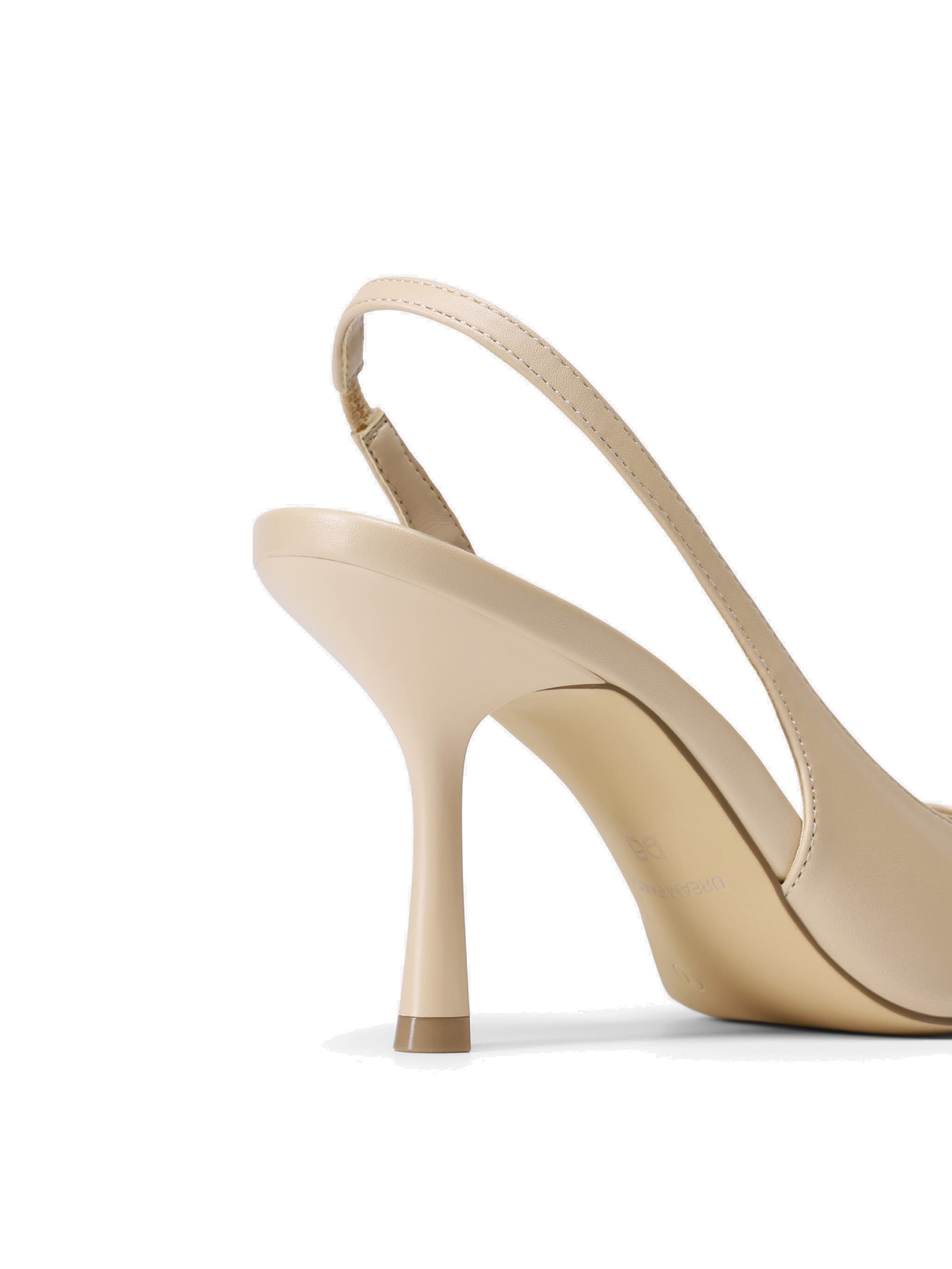 Décolleté 'Pumps Women's Slingback Pointed Toe Pump Heels' di Dream Pairs in beige