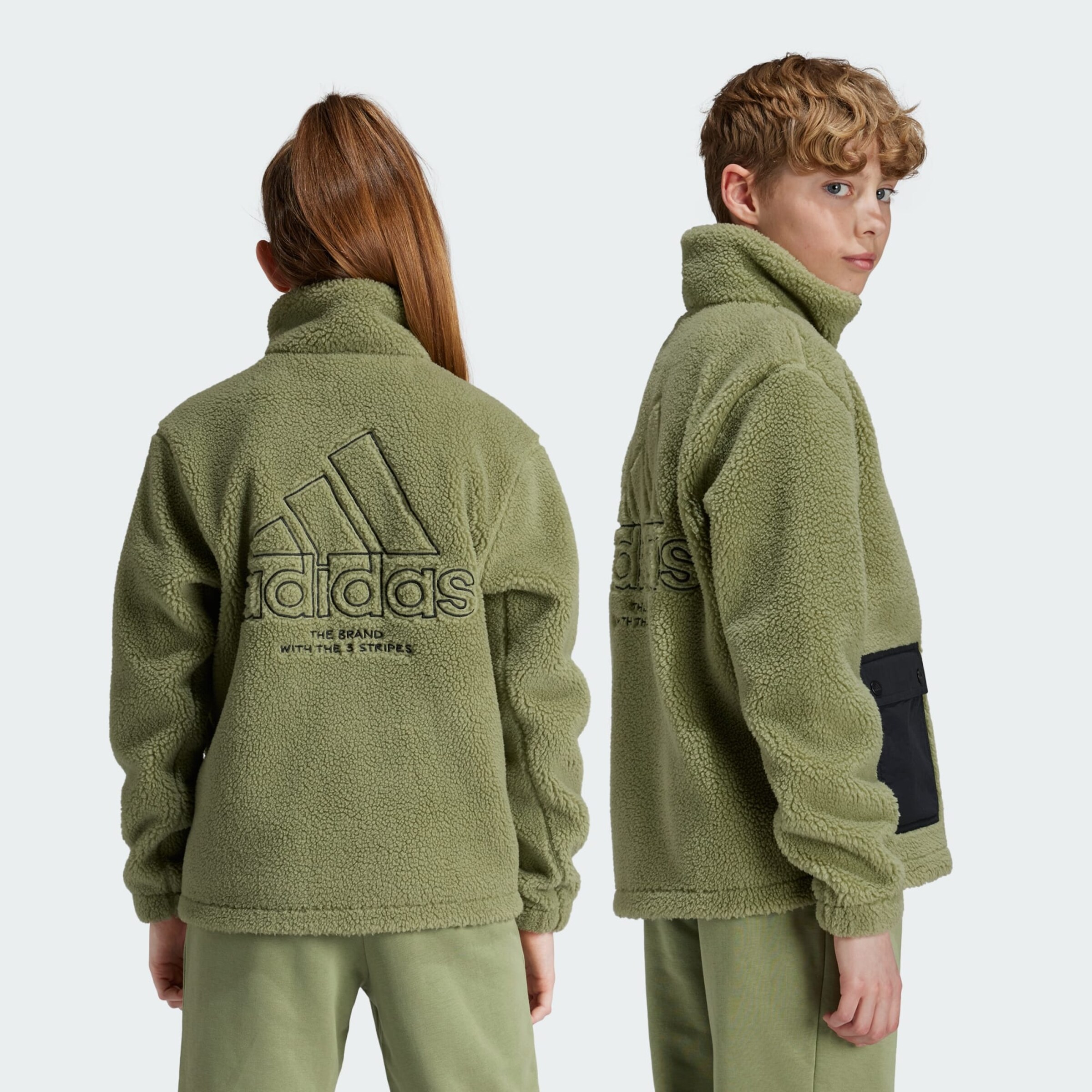 Veste en polaire fonctionnelle ADIDAS SPORTSWEAR en Kaki ABOUT YOU