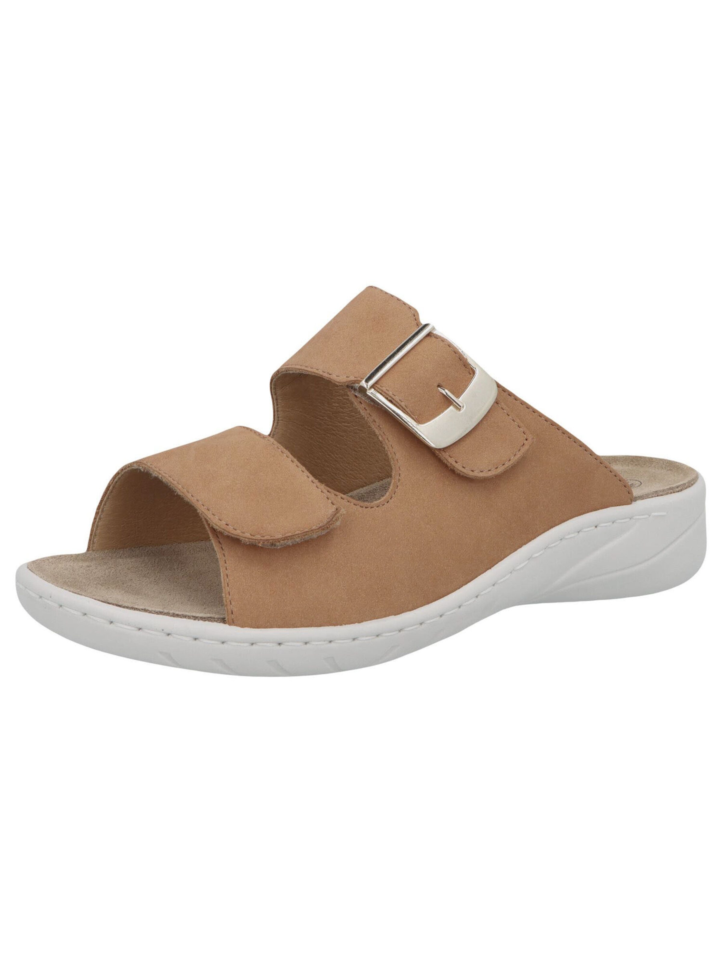 SOLIDUS Pantolette in Braun: Vorderseite