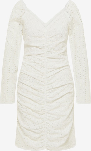 faina Dress in White: front