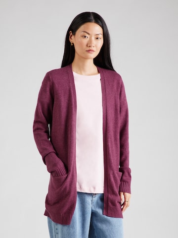 VILA Knit cardigan 'VLRil' in Purple: front