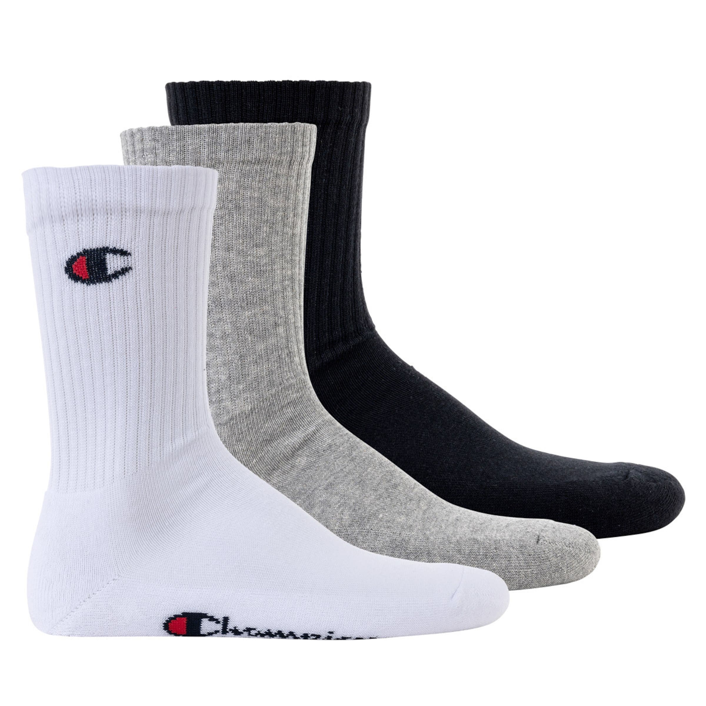 Calzino di Champion Authentic Athletic Apparel in grigio: frontale