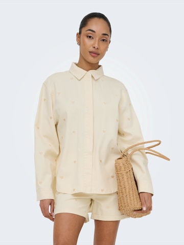 Bluză 'ONLVERA' de la ONLY pe bej: față