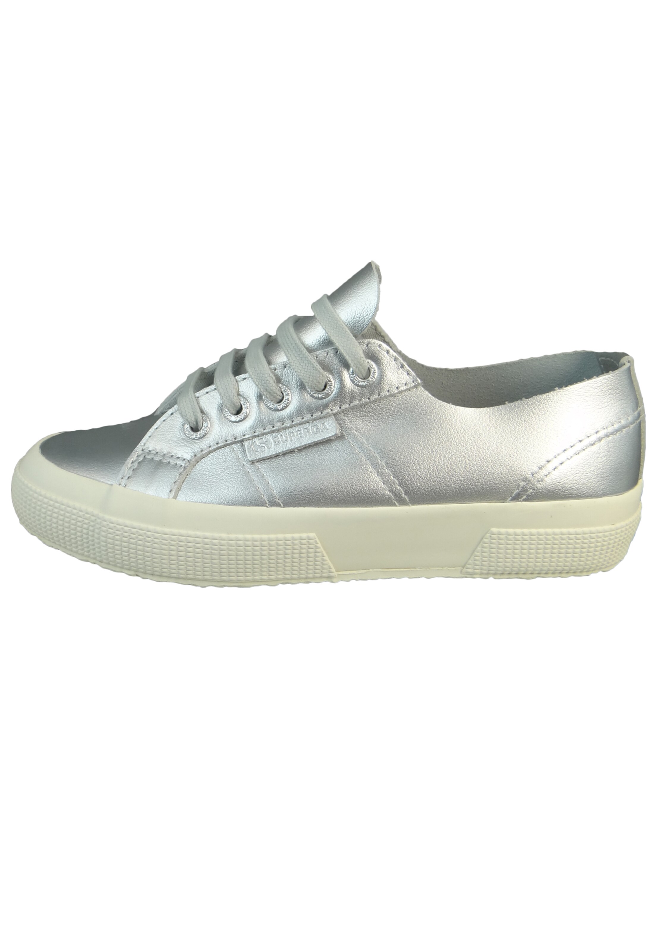 Baskets basses SUPERGA en argent