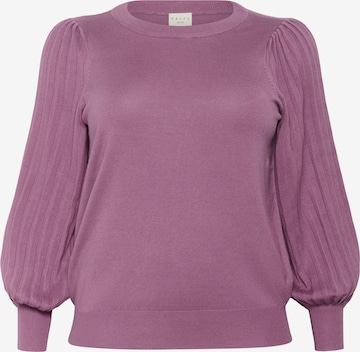 KAFFE CURVE Pullover 'KCloni' i lilla: forside