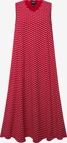 Ulla Popken Summer Dress in Red: front