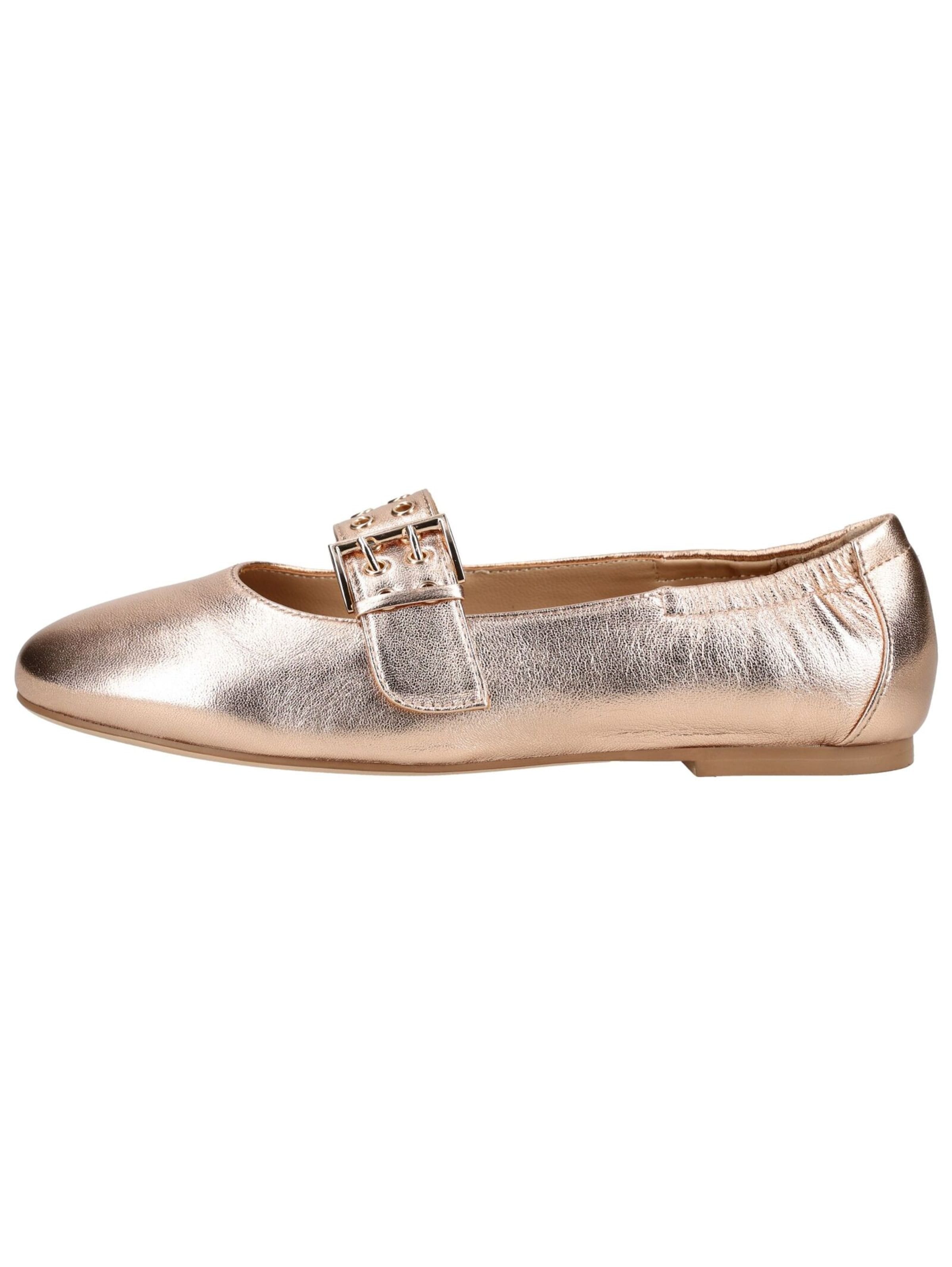 Ballerines à lanières Regarde le Ciel en bronze