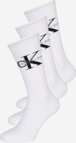 Calvin Klein Underwear Socks in White: front