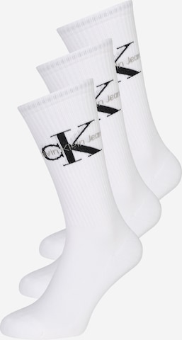 Calvin Klein Underwear Socks in White: front