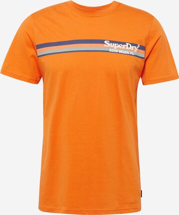 Superdry Shirt in Oranje: voorkant