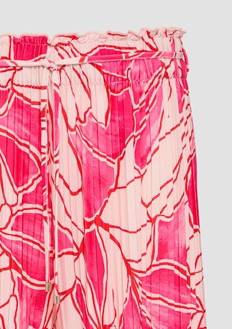 s.Oliver BLACK LABEL Wide Leg Hose in Pink