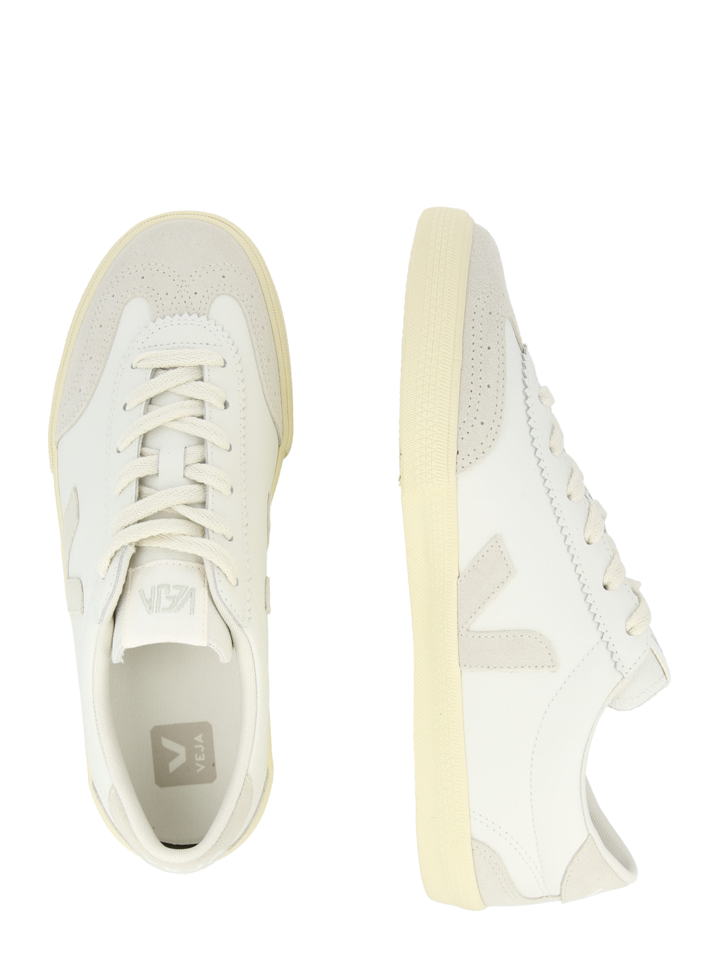 Veja - Sapatilhas baixas 'Volley' em branco